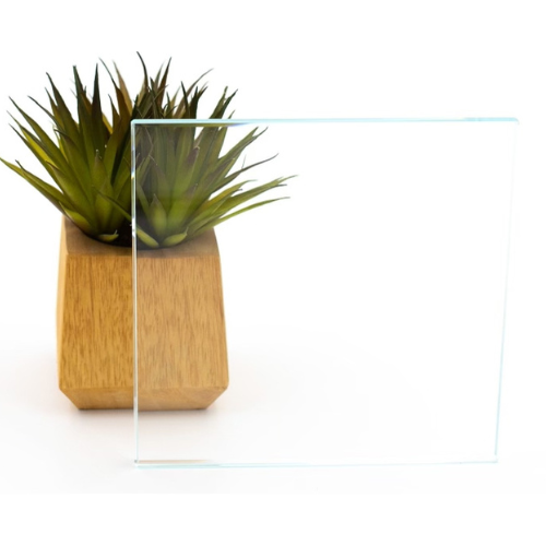 Starphire low-iron ultra-clear glass sample