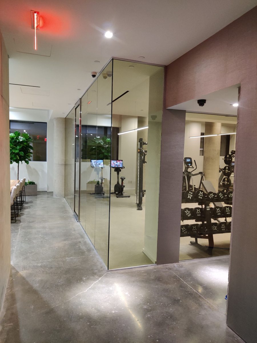 Glass partition wall installation by ProForm